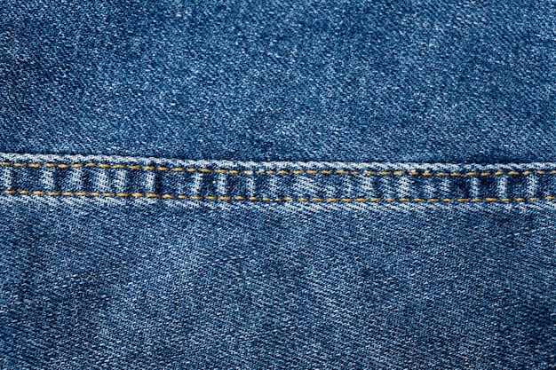 Punto di rifinitura su denim. Denim