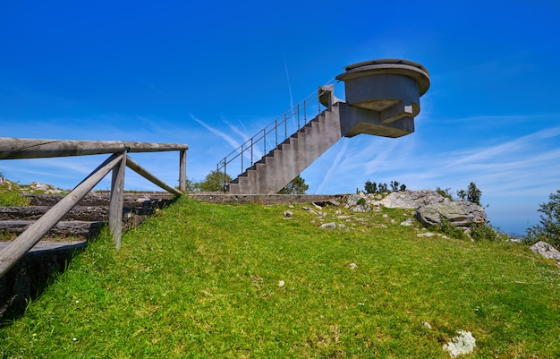 Punto di vista di Fador di Mirador del Fitu in Asturie Spagna