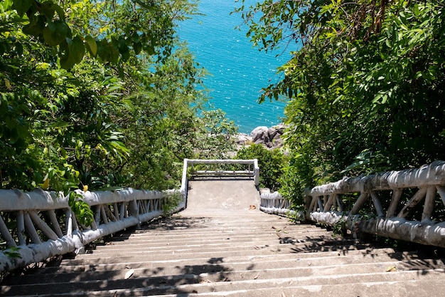 Punto di vista di Lad Koh all'isola Tailandia di Samui