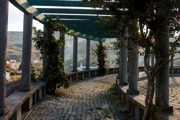 Punto di vista giardino del villaggio di Monchique