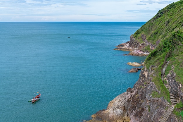 Punto di vista Montagne e mare Provincia di Chanthaburi Thailandia