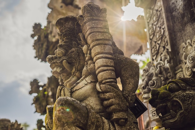 Pura Gunung Lebah. Tempio a Bali, Indonesia