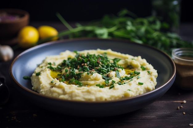 Purè di patate all'aglio vegano