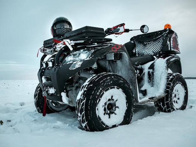 Quad in inverno