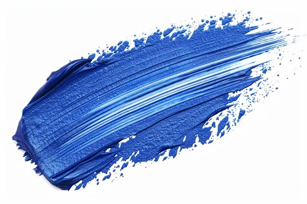 Quadrato bluastro con una pennellata espressiva