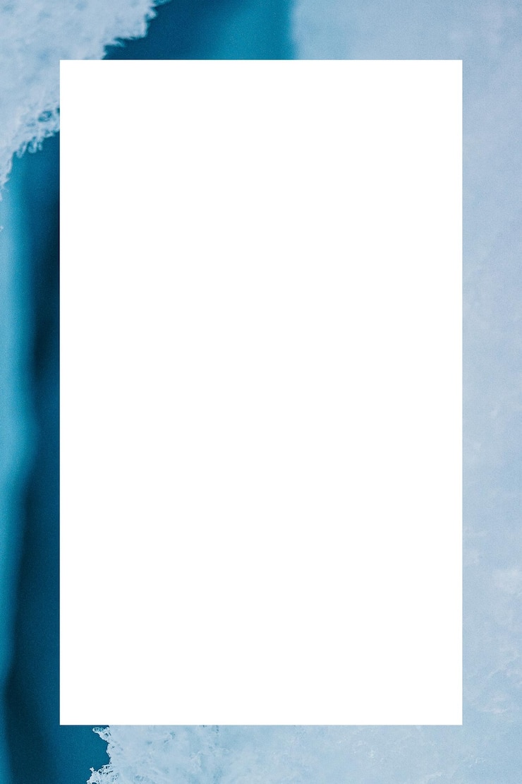 Foto quadro di lastra di ghiaccio rotto png