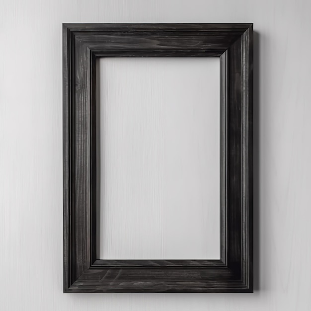 Quadro di pittura a parete vuoto di legno scuro