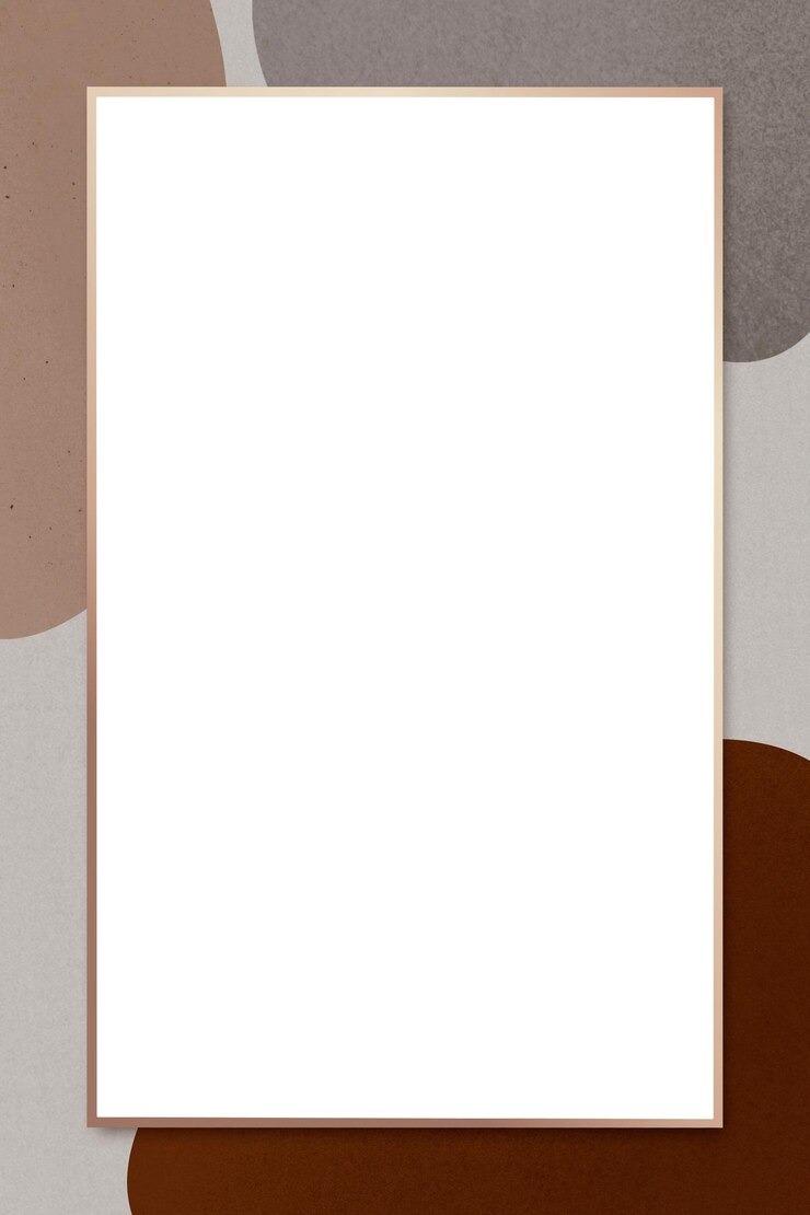 Foto quadro marrone dorato png su modello retro astratto