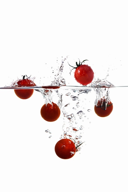 Quando i pomodori cadono nell'acqua