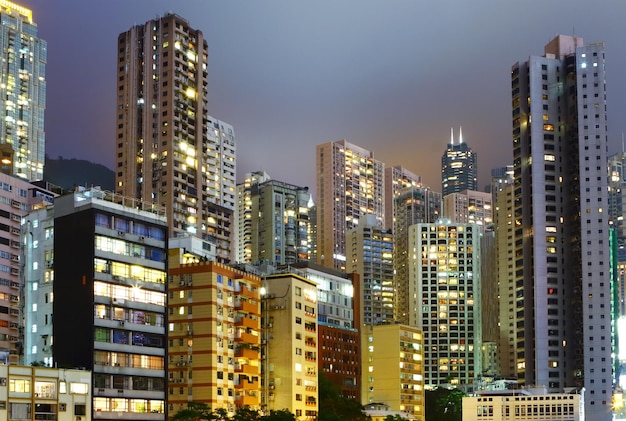 Quartiere del centro di Hong Kong