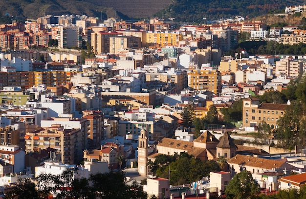 quartieri residenziali in città andalusa. Malaga