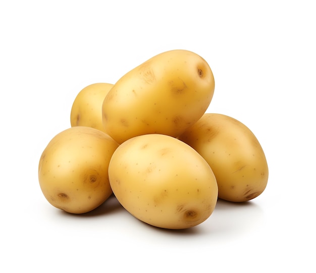 quattro patate con uno sfondo bianco che dice patata