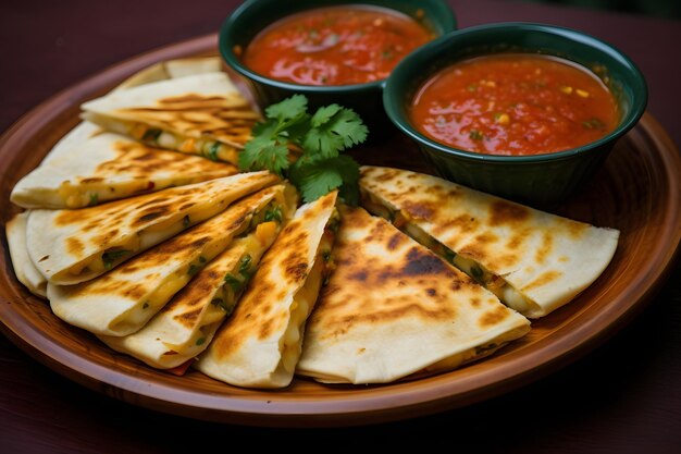 Quesadillas appena fatte