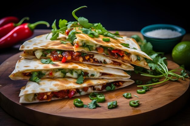 Quesadillas appena fatte