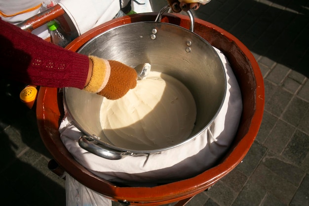 Queso Helado Formaggio congelato della città di Arequipa in Perù