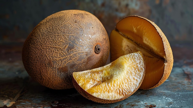 Questa è un'immagine di un melone Kiwano noto anche come melone con corna o cetriolo africano con corna