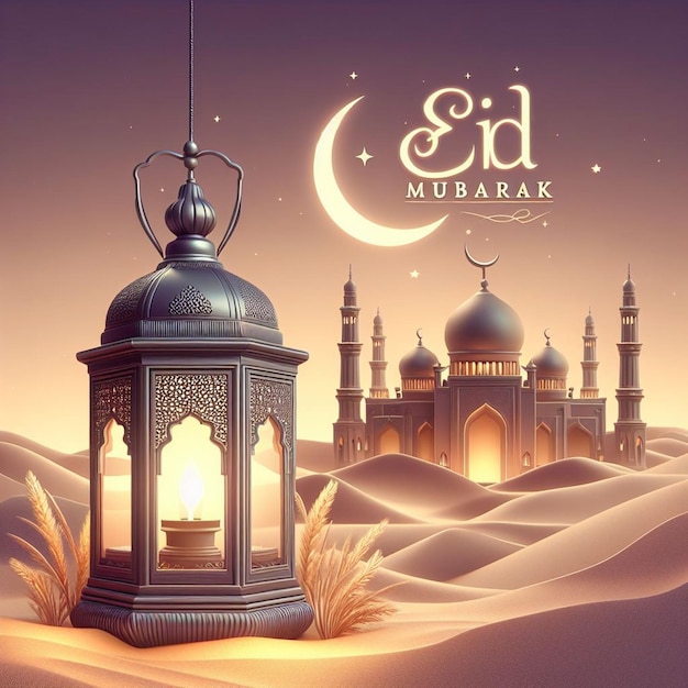 Questa illustrazione è fatta per Eid ul Fitr Eid ul Adha e Mahe Ramadan