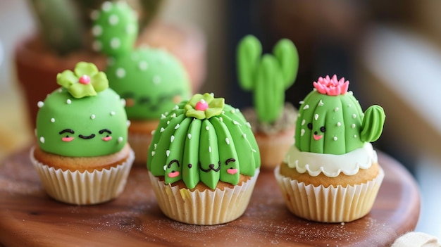 Queste deliziose prelibatezze hanno la forma di adorabili cactus che dimostrano che i dessert possono essere generativi Ai