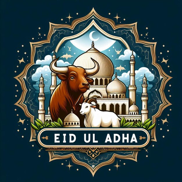 Questo bellissimo disegno è fatto per il mega evento islamico Eid ul Adha