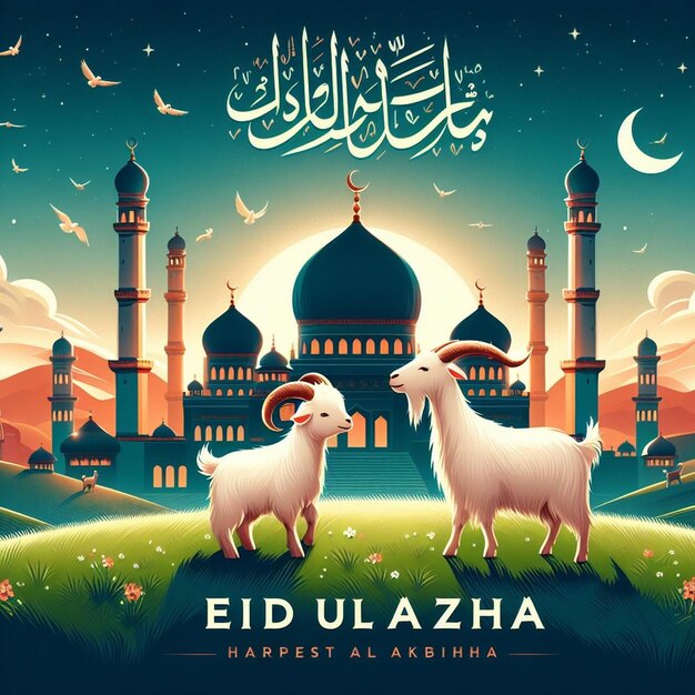 Questo bellissimo disegno è fatto per il mega evento islamico Eid ul Adha