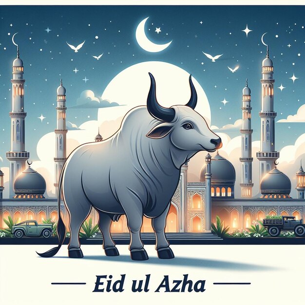 Questo bellissimo disegno è fatto per il mega evento islamico Eid ul Adha