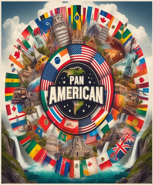 Questo bellissimo disegno è fatto per la Giornata Panamericana
