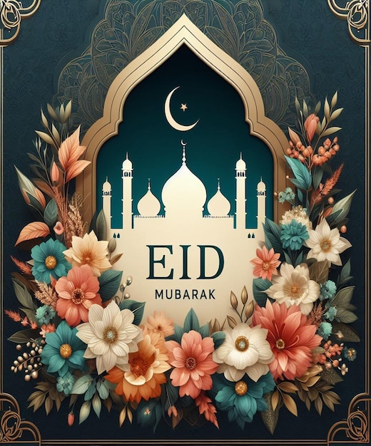 Questo disegno è fatto per eventi islamici come Eid ul Fitr e Eid ul Adha