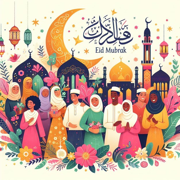 Questo disegno è fatto principalmente per Eid ul Fitr e Eid ul Adha