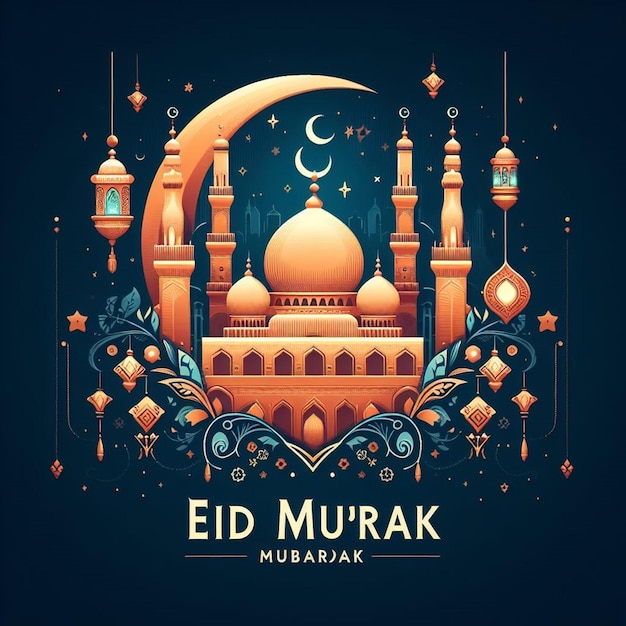 Questo disegno è fatto principalmente per Eid ul Fitr e Eid ul Adha