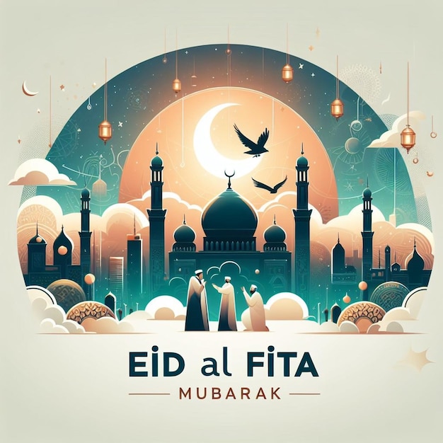 Questo disegno è fatto principalmente per Eid ul Fitr e Eid ul Adha