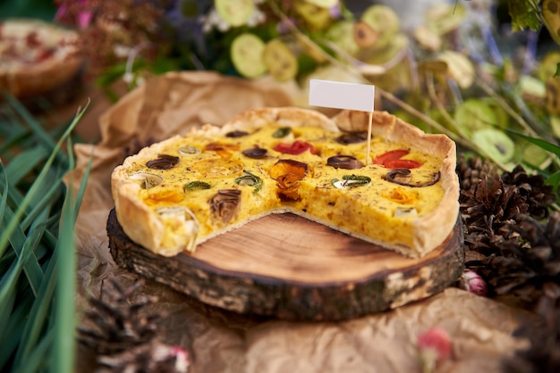 Quiche Vegetale Sezionale