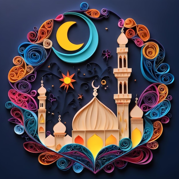 quilling di ramadan