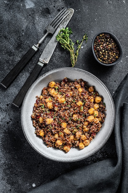 Quinoa bollita con ceci