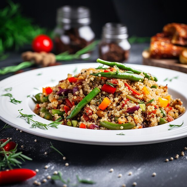 Quinoa con Fagioli e Verdure Il Piatto