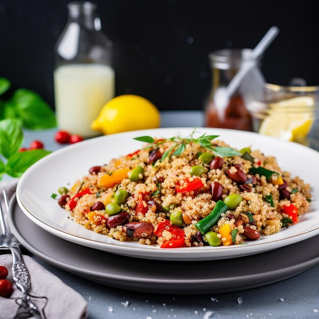 Quinoa con Fagioli e Verdure Il Piatto