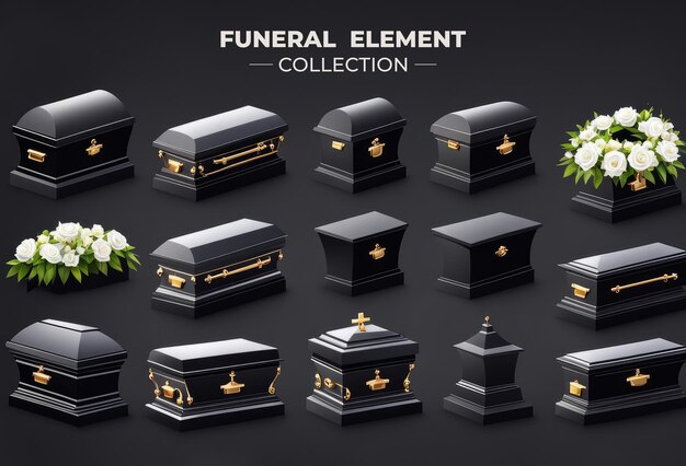 raccolta di elementi funerari