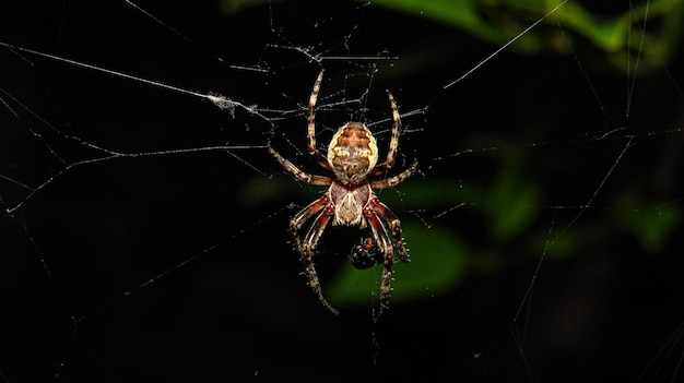 Raccolta di ragnatela isolata su sfondo nero trasparente Ragnatela per il design di Halloween