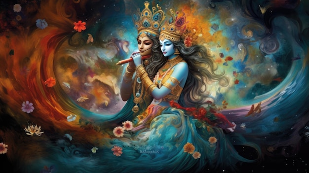 Radha e Krishna simbolo dell'Amore Divino