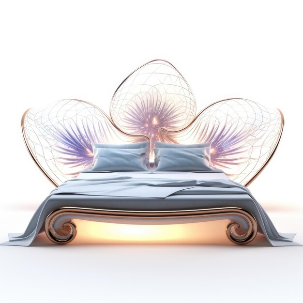 Radiant Reverie Bed su sfondo bianco o PNG trasparente