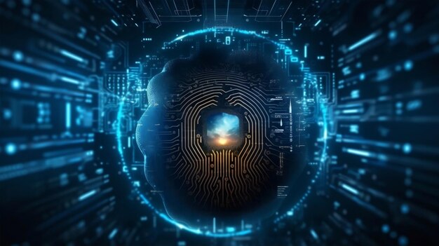 Rafforzamento della sicurezza informatica Sfruttando la biometria delle impronte digitali per l'autenticazione degli utenti IA generativa