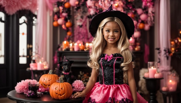 Ragazza Barbie di Halloween