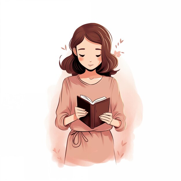 Ragazza con un libro