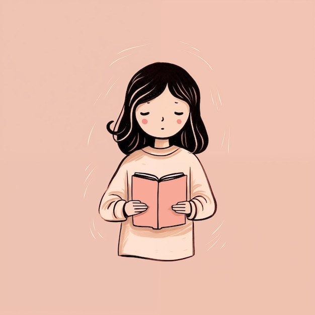 Ragazza con un libro