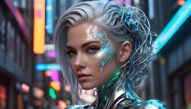 Ragazza cyberpunk