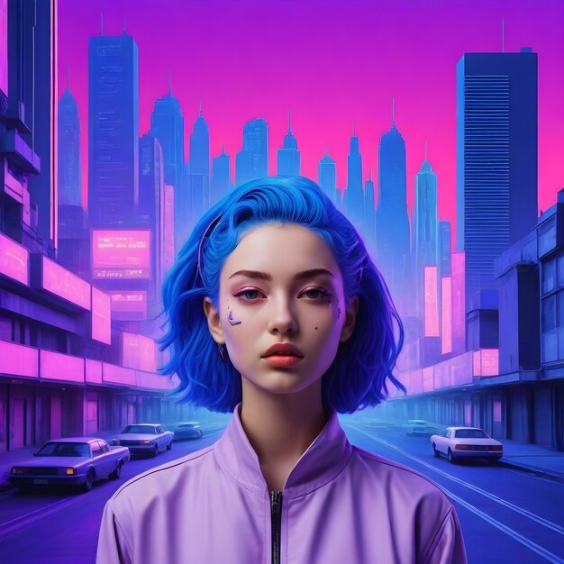 Ragazza Cyberpunk