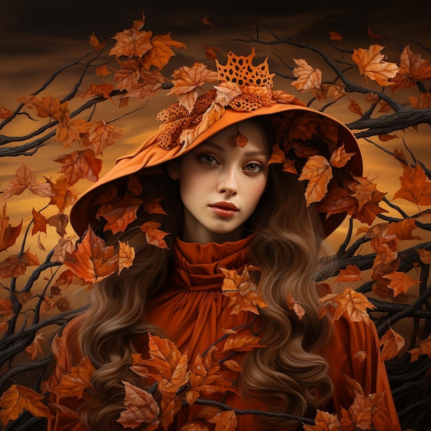 Ragazza d'autunno