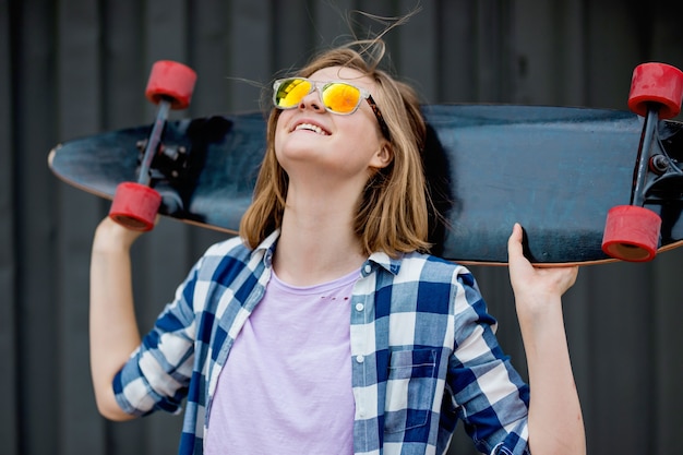 ragazza del longboard