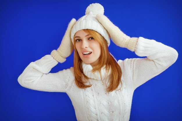 Ragazza di bellezza invernale