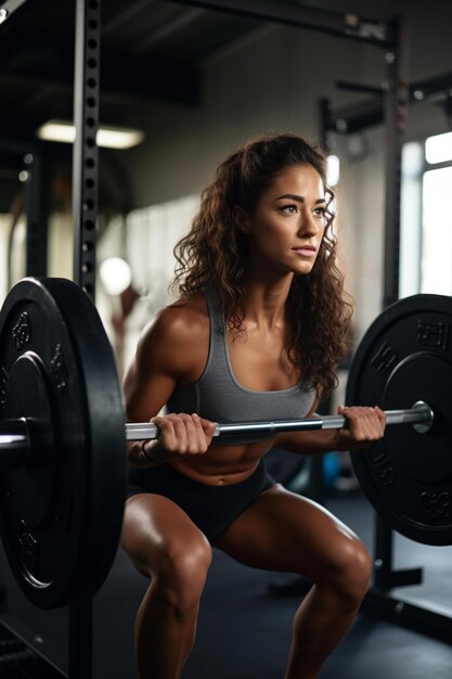 Ragazza di palestra