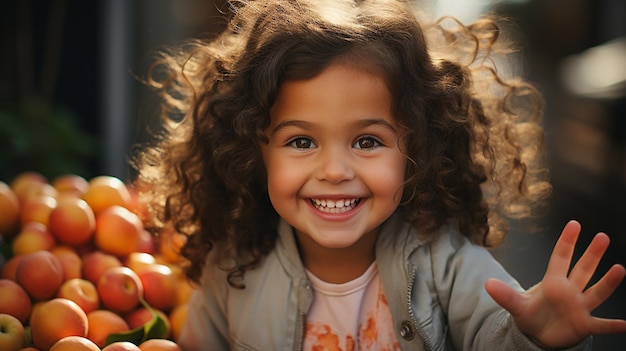 ragazza sorridente bambino sorridente